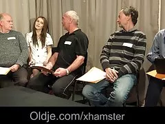 Future mother-in-law seduced her son-in-law and taught her stepdaughter to fuck